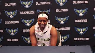 Arike Ogunbowale Press Conference! (06/20/23) #dallaswings #wnba