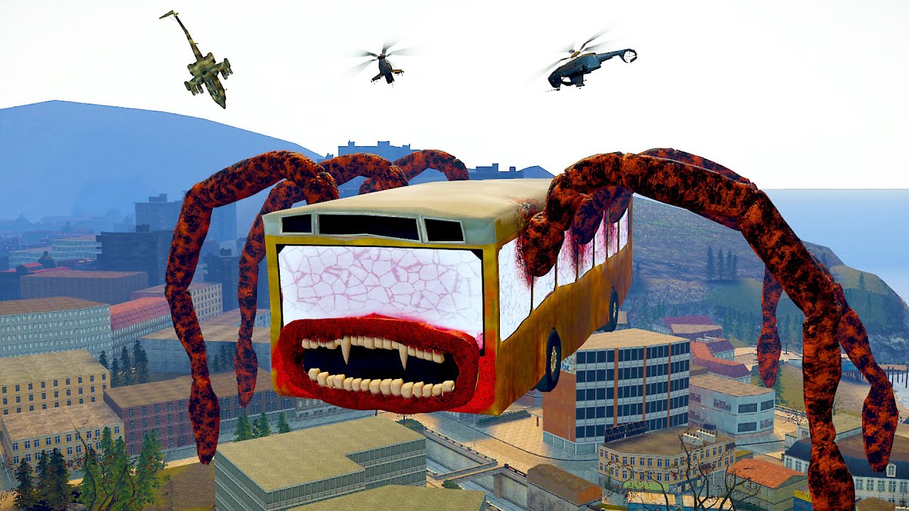 GIANT BUS EATER ATTACK THE CITY 