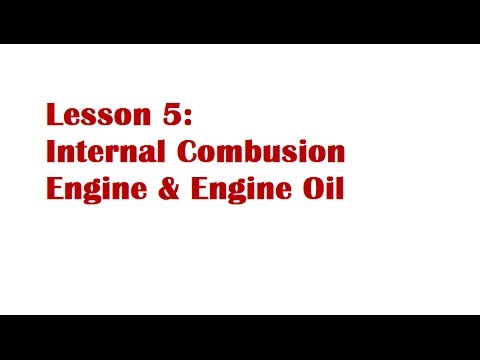 Lesson 5: The Internal Combustion Engine & Engine Oil