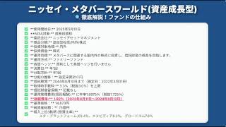 ニッセイ・メタバースワールド徹底解剖:ハイテク集中投資の魅力とリスク、コストを徹底解説!