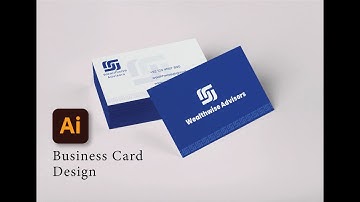 Business card Design In Illustrator