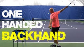 One Handed Backhands Made EASY