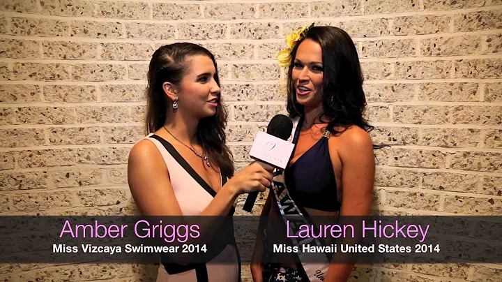 Vizcaya Swimwear Interviews Miss Hawaii United Sta...