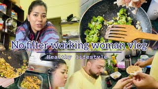 Preparing TIFFIN with HIM // UNFILTERED vlog // Broccoli Chicken fried Rice Recipe