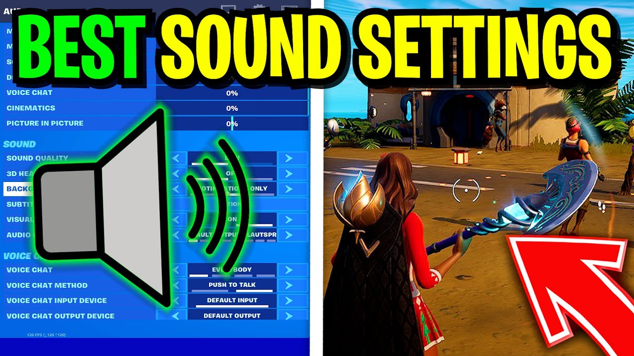 Best Sound Settings in Season 3! (Improve Sound in Fortnite) YouTube