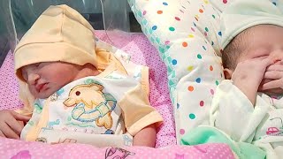 Newborn Twins First Days | Double Love \u0026 Happiness Twin Baby Video | Heartwarming Moments