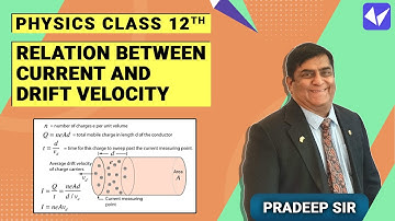 Phy-XII-3-06 Relation between current and Drift velocity,   Pradeep Kshetrapal channel