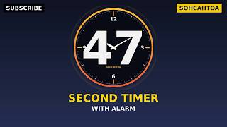 Details 47 Second Focus Timer with Alarm Sound | Meditation Update