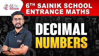 6TH SAINIK SCHOOL ENTRANCE MATHS: DECIMAL NUMBERS ❗❗