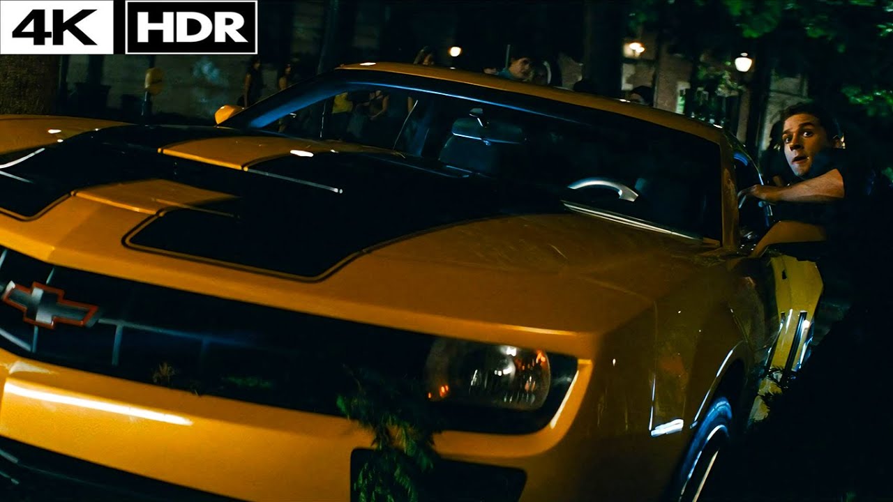 Transformers 2 : Revenge Of The Fallen - Collage Party Scene 4k HDR
