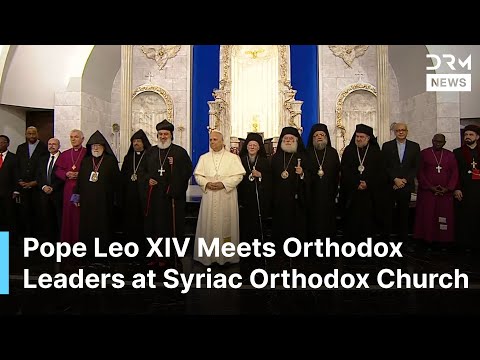 GRAND WELCOME Pope Leo XIV Meets Church Leaders At Syriac Orthodox Church In Istanbul AK1B