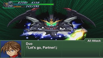 [ENG]Super Robot Wars Alpha 3 - Gundam Deathscythe Hell Custom Attacks |第3次スパロボα-ガンダムデスサイズヘルカスタム 全武装