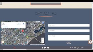 bootstrap 4  plumber footer social icons  html & css