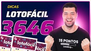 Lotofacil 3646 - Dicas E Análises