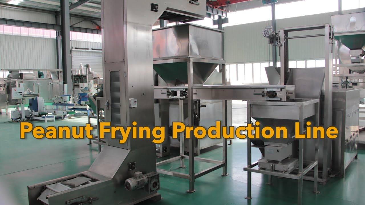 Peanut Frying Production Line Spicy Peanuts Production Line Spicy Peanuts Making Machine