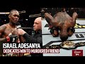 Israel Adesanya dedicates his win to murdered friend at UFC 263