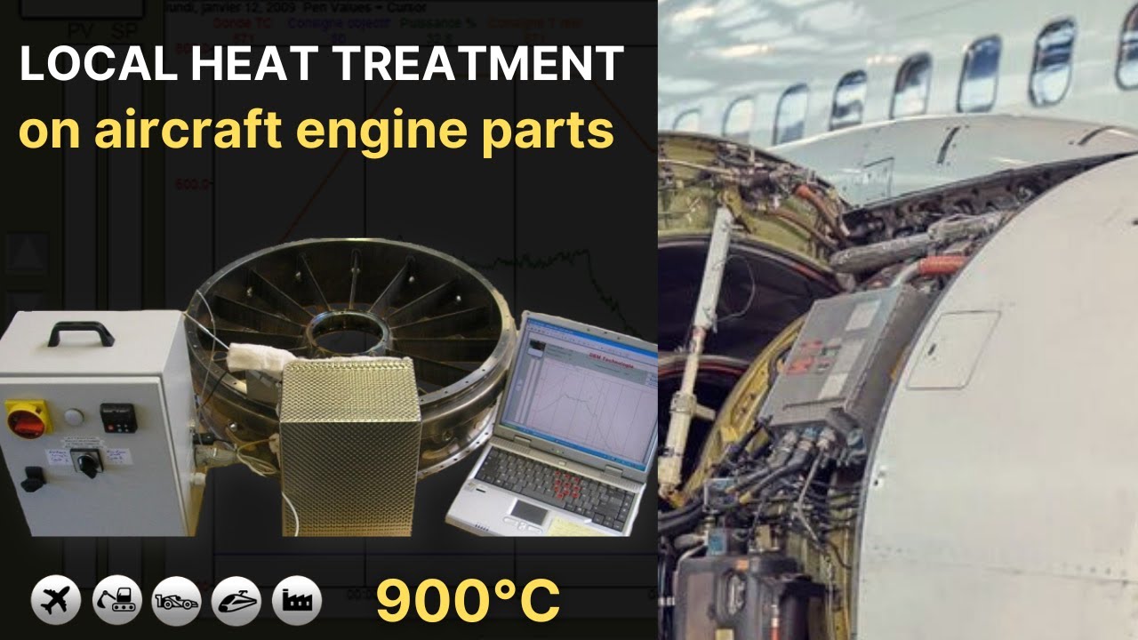Local Heat Treatment on aircraft engine parts - YouTube