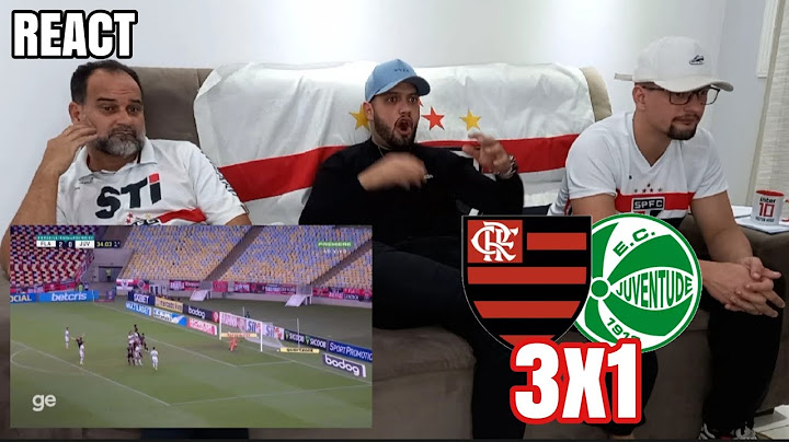 REACT FLAMENGO 3X1 JUVENTUDE - GOLAÇOS NA PARTIDA