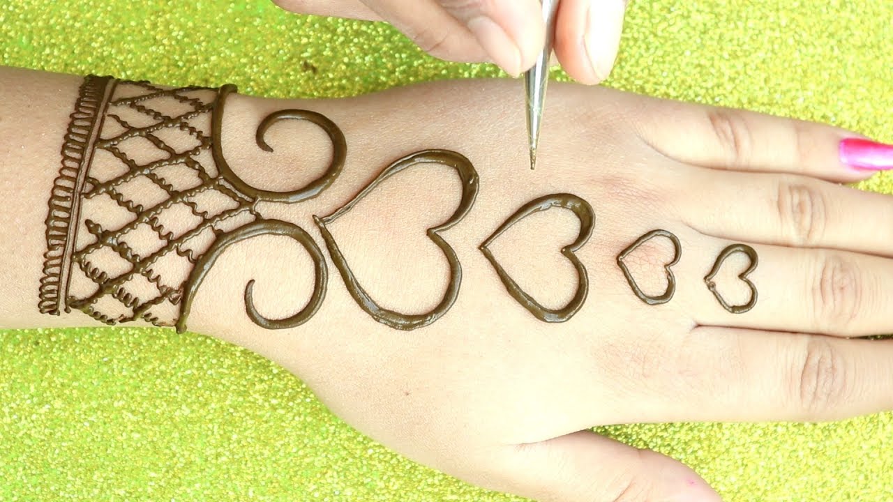 Easy Simple Henna design 2020 - Mehndi design for backhand step by step ...