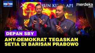AHY Blak Blakan Depan SBY, Ungkap Alasan Demokrat Tetap Setia di Barisan Presiden Prabowo