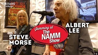 STEVE MORSE & ALBERT LEE - Jamming at The NAMM Show 2019