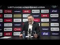 Ž. Urbonas: „Norėjosi labiau iki galo kabintis“
