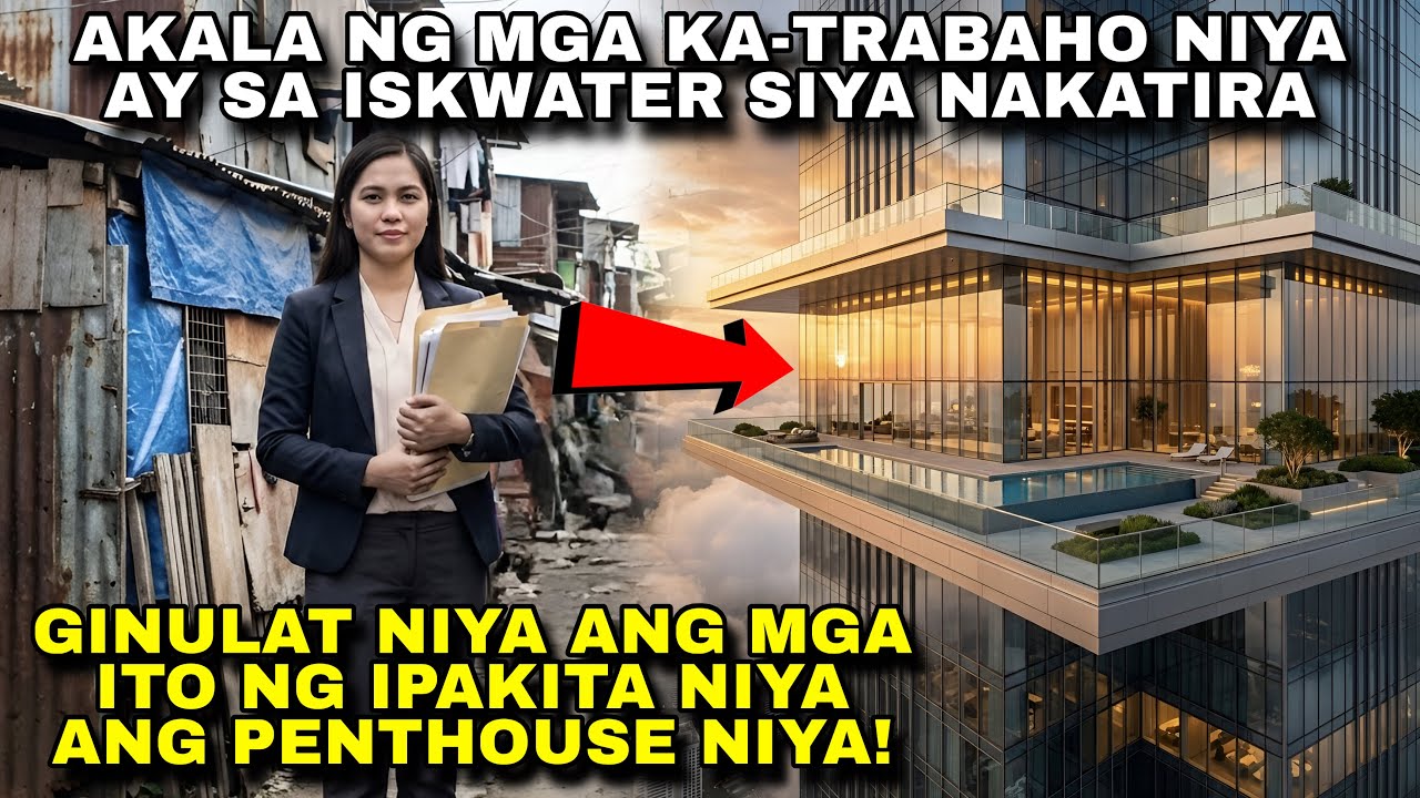 AKALA NG MGA KATRABAHO NIYA AY SA ISKWATER SIYA NAKATIRA, PAHIYA SILA NG IPAKITA NIYA ANG PENTHOUSE!