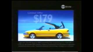 Saab 900 Convertible TV ad - Australia (1998)