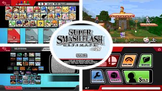 Super Smash Flash Ultimate v2.7 - Gameplay (v0.9b)