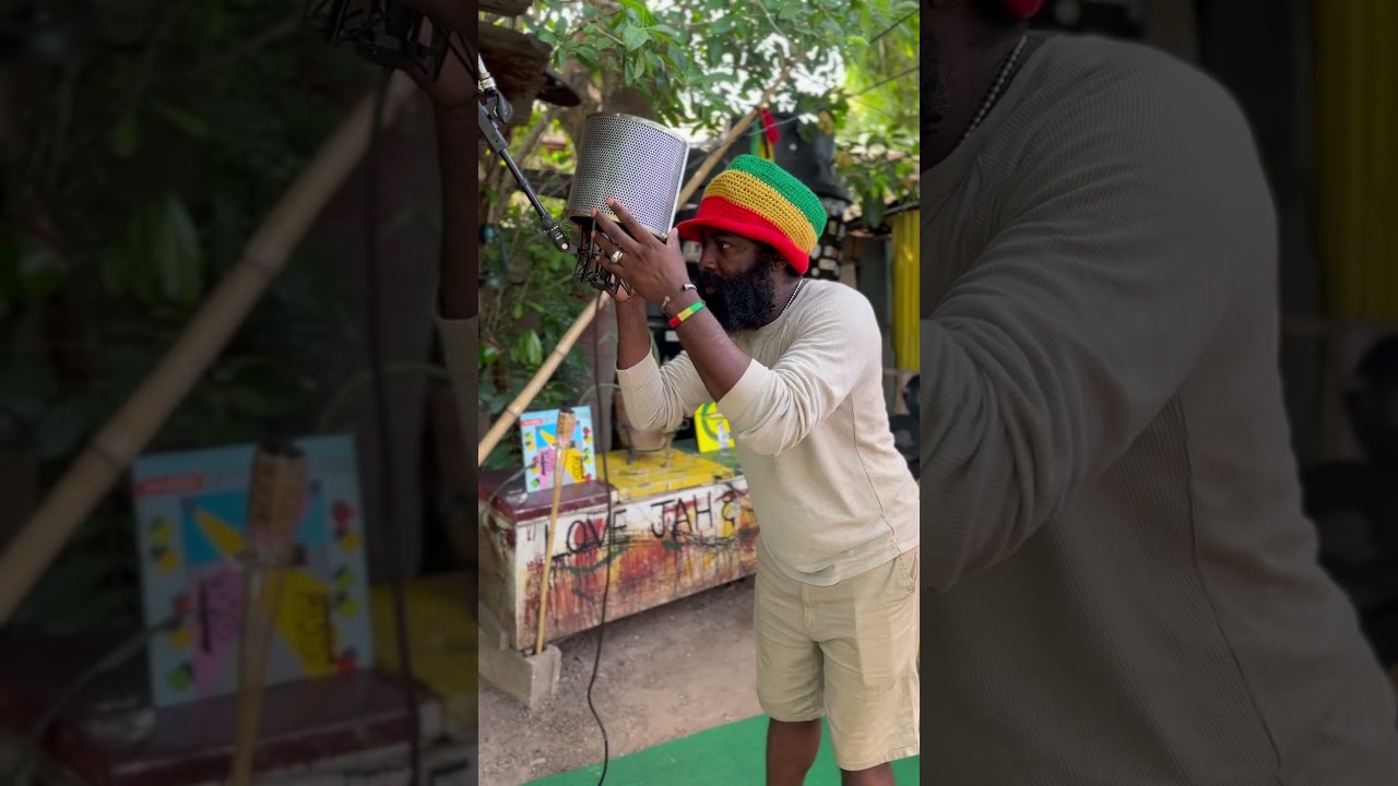 Derajah - Outdoor Studio Inna Me Yard with the birds bringing inspiration to the nation