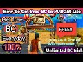 {Free BC } Part 1- How To Get Free BC in PUBG LITE - Death seller