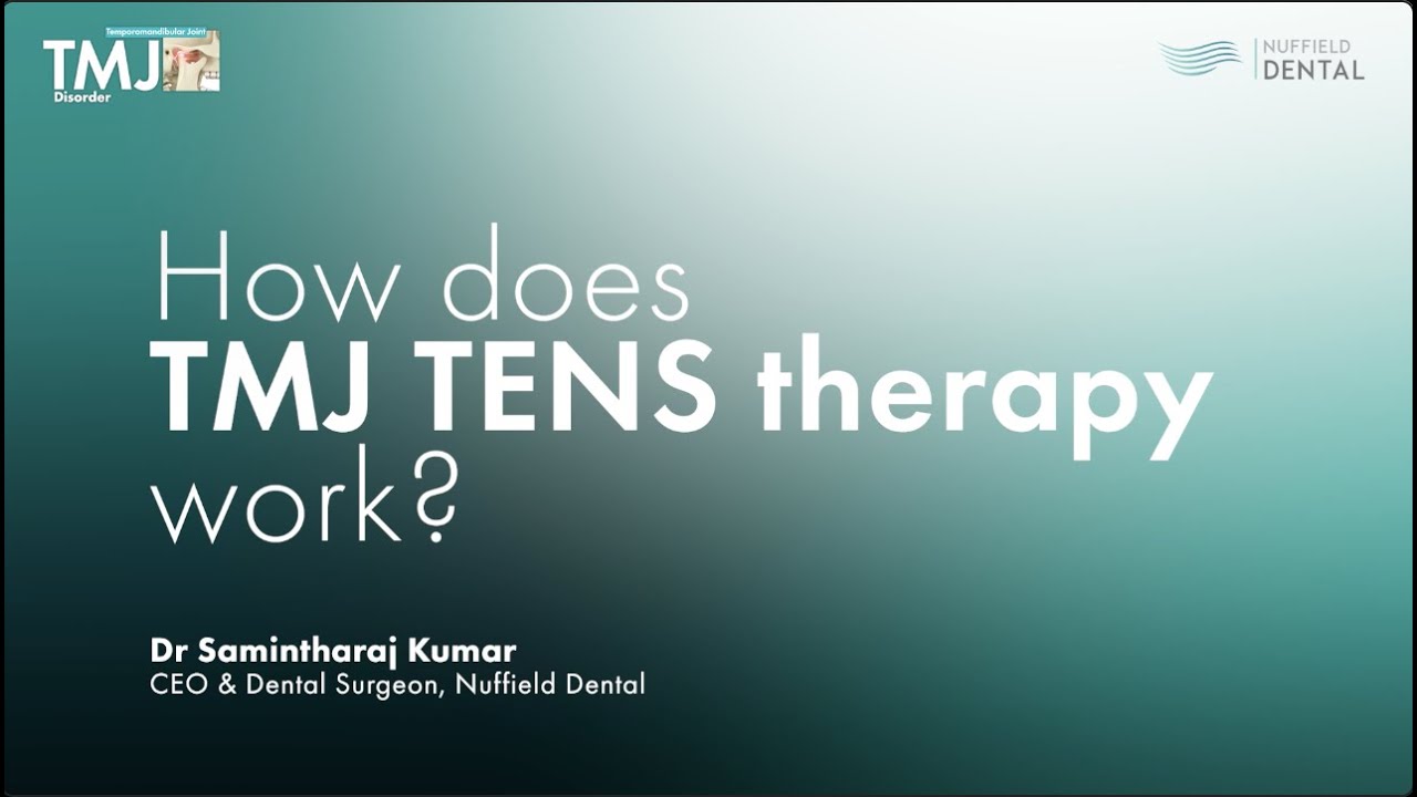 How Does a TENS Unit Help With TMJ (Temporomandibular Joint) Pain?