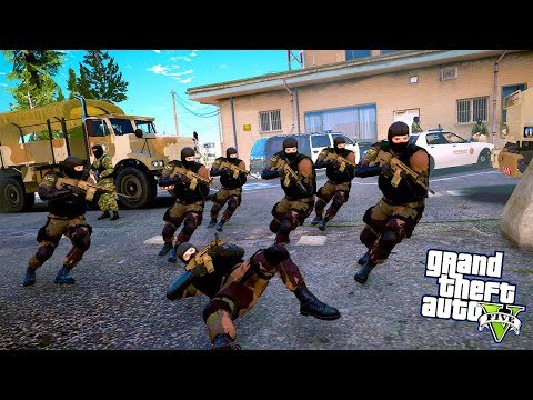 KARAKOLU BASAN ASKERLERE ÖZEL HAREKAT ODUNU VERİYOR! - GTA 5