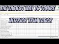 Etsy Interior Trim Pricing Spreadsheet Tutorial