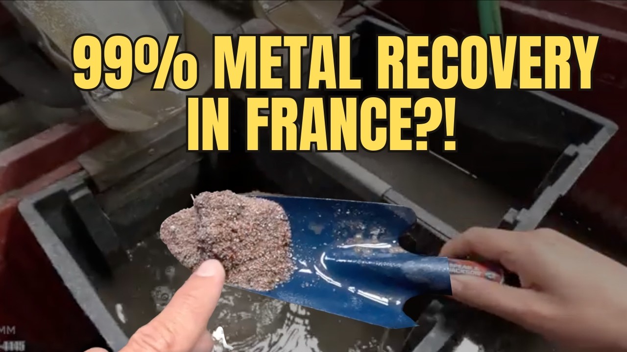 Inside a High-Tech French E-Waste Recycling Plant (99% Metal Recovery!)