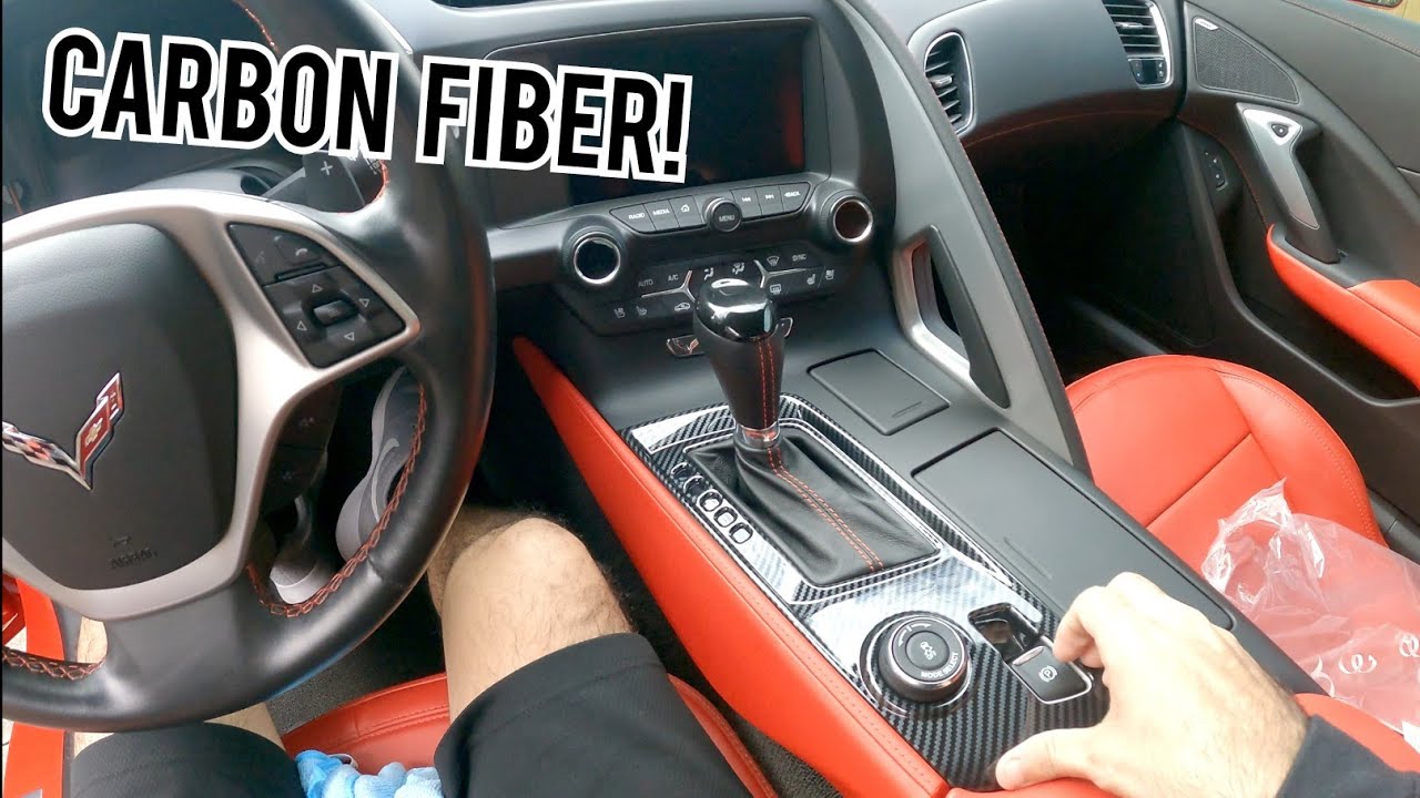 Corvette C7 Carbon Fiber Interior Trim Mods And Install You