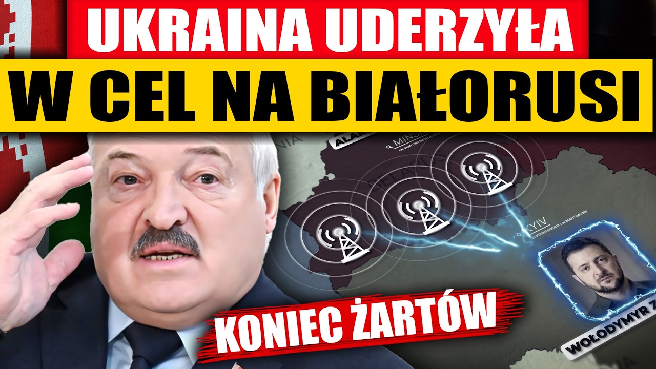 UKRAIŃCY UDERZYLI W CEL NA BIAŁORUSI - KONIEC ŻARTÓW