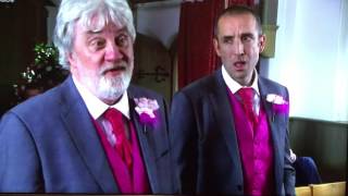 Emmerdale Zac's wedding & Sam's bird noise's August 2016