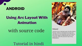 How to use Arc Layout & KenBurns View Library - Android Studio Tutorial