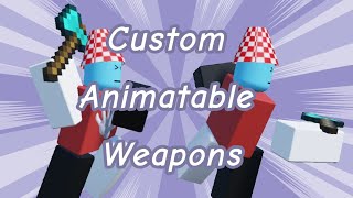how to make custom weapons & (kinda) animate them (JJS skill builder tutorial) Profile