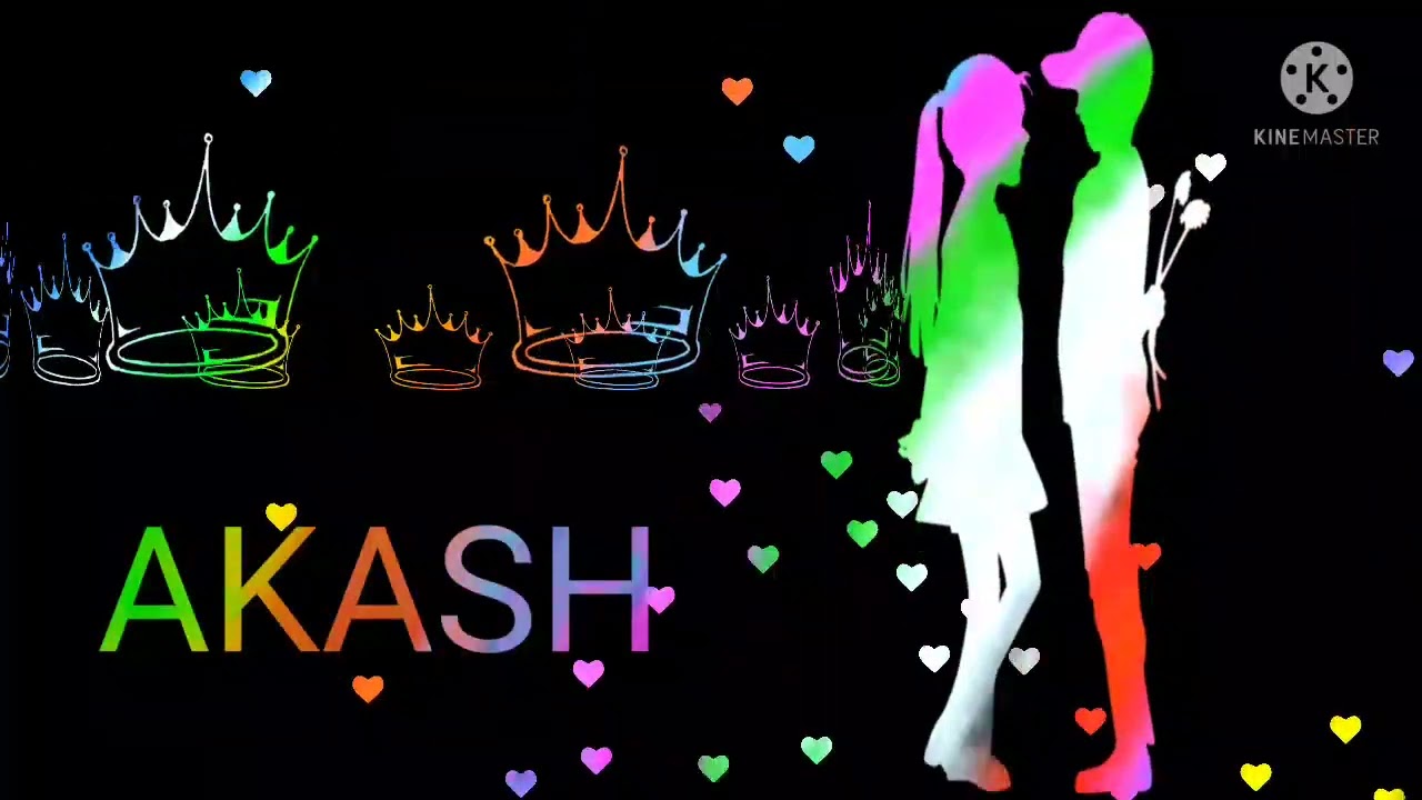 AKASH NAME ART VIDEO 