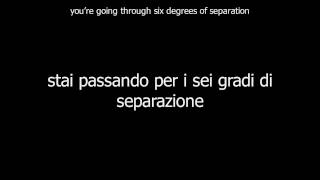 Miniatura de vídeo de "The Script - Six degrees of separation TRADUZIONE (Lyrics ita + eng) HD"