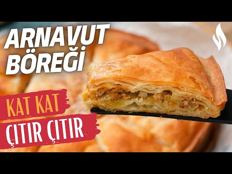 Yapılışı Çok Kolay ✅  Kat Kat Çıtır Çıtır 🔥 Pırasalı Arnavut Böreği Tarifi