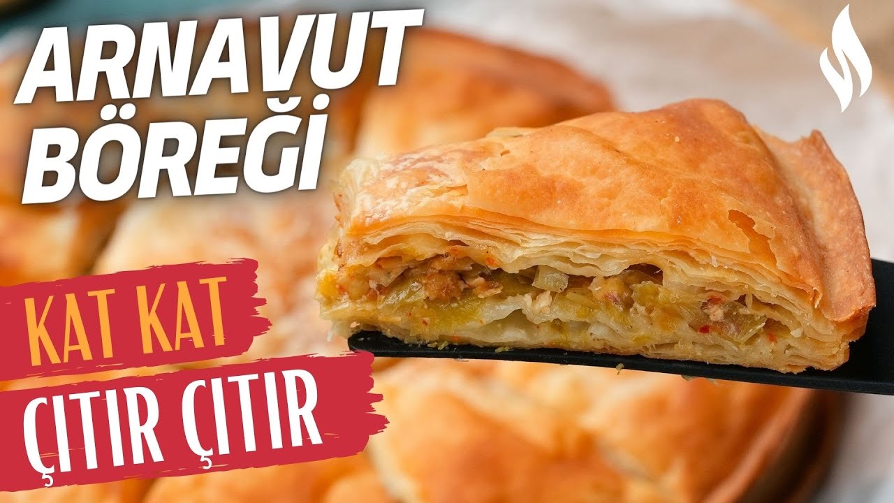 Yapılışı Çok Kolay ✅  Kat Kat Çıtır Çıtır ???? Pırasalı Arnavut Böreği Tarifi