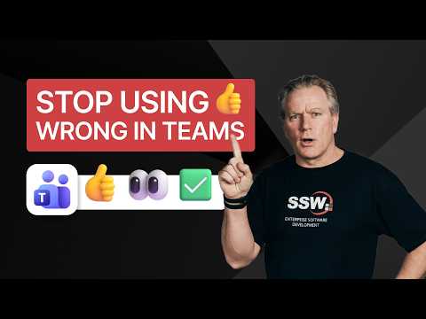 Stop Using 👍 Wrong in Teams | Adam Cogan