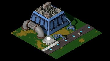Factorio diorama  [Cinema4D]