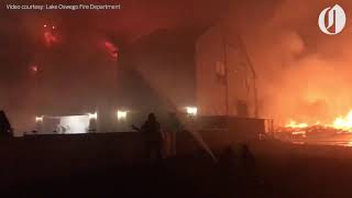 'Flames 100 feet in the air’: Wilsonville construction site fire destroys 20 nearby homes