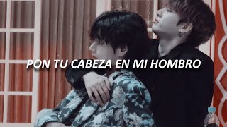 Put your head on my  shoulder- taekook (traducida al español)