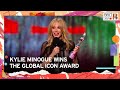 Capture de la vidéo Kylie Minogue Accepts Her Global Icon Award | The Brit Awards 2024