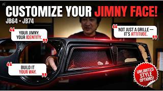 Exclusive item for Thy｜JC74W｜custom lid｜ Customize your Jimny ( JB64 JB74 ) face grille to your liking